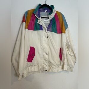 Vintage Cambridge Multicolor Windbreaker Jacket